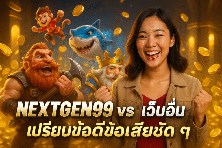 NEXTGEN99 vs เว็บอื่น เปรียบข้อดีข้อเสียชัด ๆ