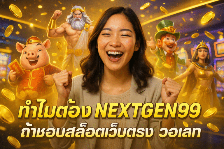 ทำไมต้อง NEXTGEN99 ถ้าชอบสล็อตเว็บตรง วอเลท