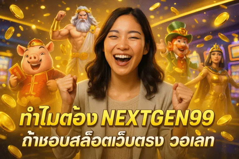 ทำไมต้อง NEXTGEN99 ถ้าชอบสล็อตเว็บตรง วอเลท