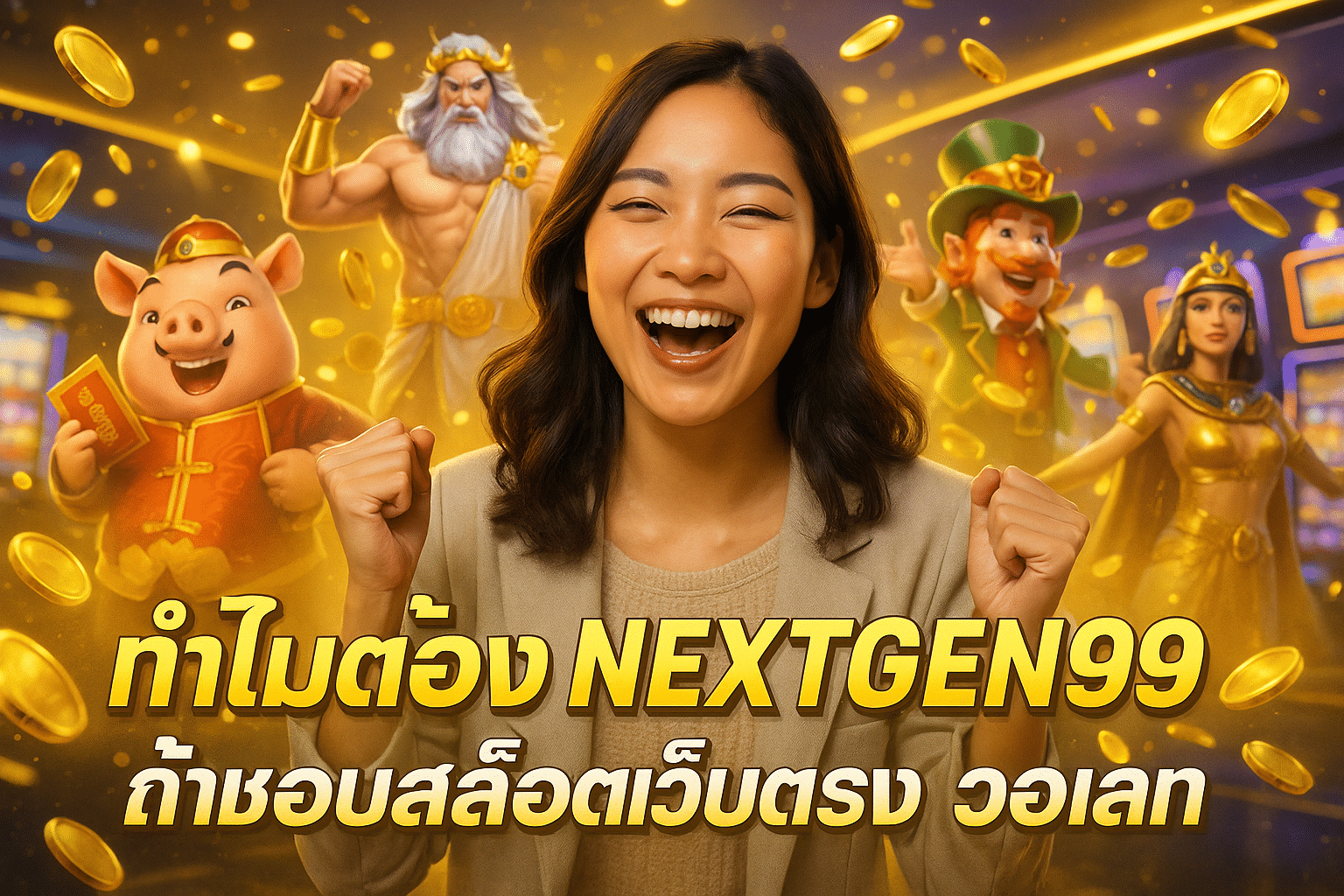 ทำไมต้อง NEXTGEN99 ถ้าชอบสล็อตเว็บตรง วอเลท