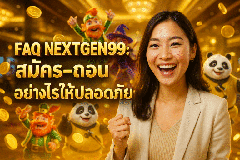 FAQ NEXTGEN99: สมัคร-ถอนอย่างไรให้ปลอดภัย